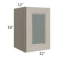 RTA Catalina Mist 12" x 18" Decorative Wall Cabinet with 2 Decorative End Panels