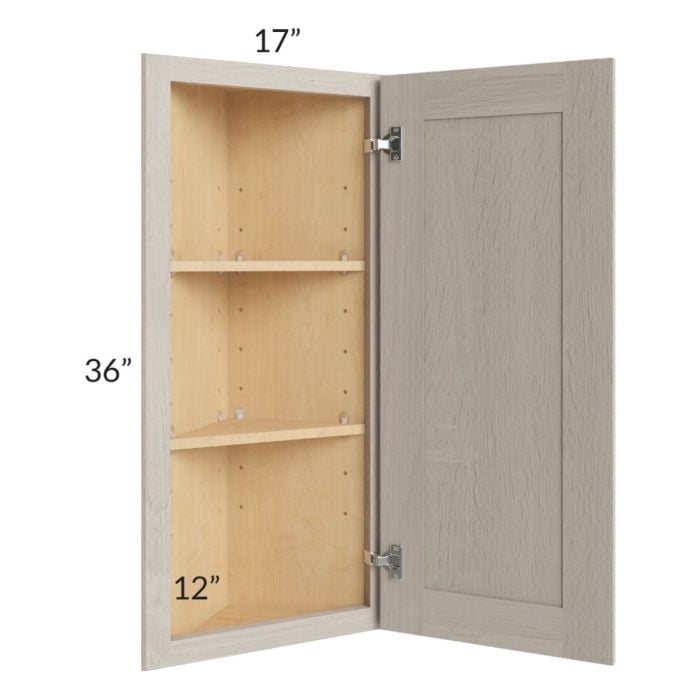 RTA Catalina Mist 12" x 36" Angle Wall Cabinet