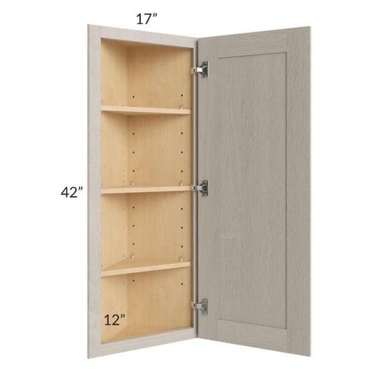 RTA Catalina Mist 12" x 42" Angle Wall Cabinet