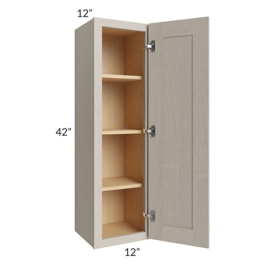 RTA Catalina Mist 12" x 42" Wall Cabinet with 1 Decorative End Panel
