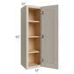 RTA Catalina Mist 12" x 42" Wall Cabinet with 2 Decorative End Panels