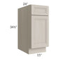 RTA Catalina Mist 15" Base Cabinet