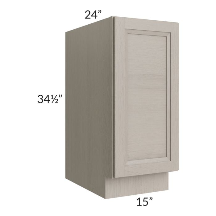 RTA Catalina Mist 15" Full Height Door Base Cabinet with 2 Decorative End Panels