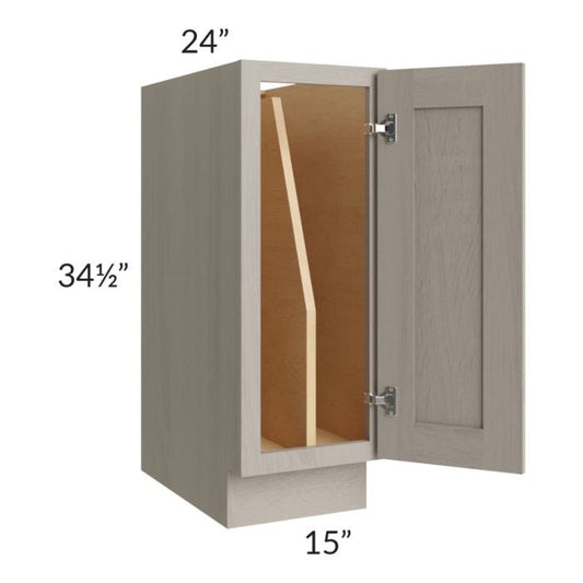 RTA Catalina Mist 15" Full Height Door Tray Divider Base Cabinet