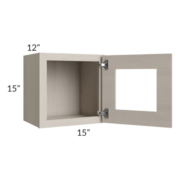 RTA Catalina Mist 15" x 15" Decorative Wall Cabinet