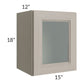 RTA Catalina Mist 15" x 18" Decorative Wall Cabinet
