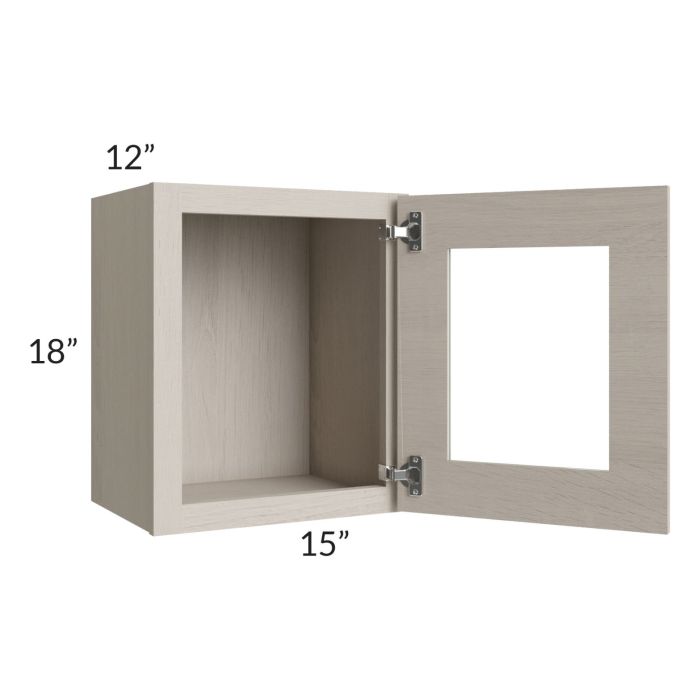 RTA Catalina Mist 15" x 18" Decorative Wall Cabinet