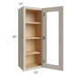 RTA Catalina Mist 15" x 42" Wall Glass Door Cabinet (Prepped for Glass Doors)