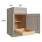 RTA Catalina Mist 18" Base Cabinet with 1 Rollout Tray and 2 Decorative End Panels