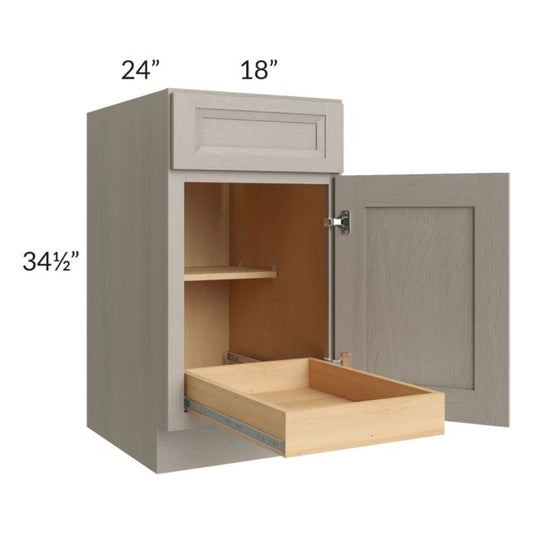 RTA Catalina Mist 18" Base Cabinet with 1 Rollout Tray