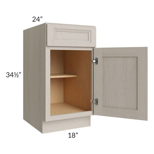 RTA Catalina Mist 18" Base Cabinet with 2 Decorative End Panels