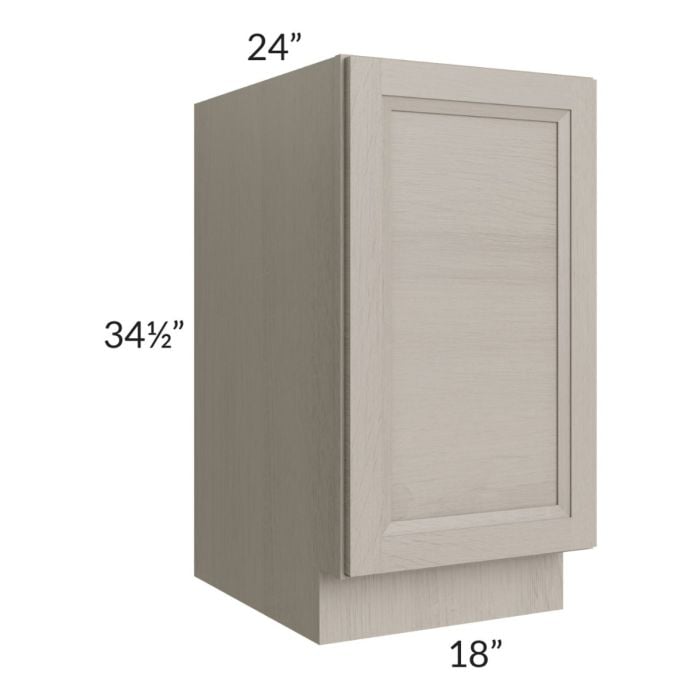 RTA Catalina Mist 18" Full Height Door Base Cabinet with 1 Decorative End Panel