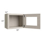 RTA Catalina Mist 18" x 15" Decorative Wall Cabinet with 2 Decorative End Panels