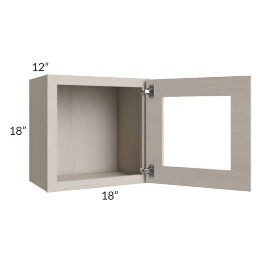 RTA Catalina Mist 18" x 18" Decorative Wall Cabinet with 1 Decorative End Panel