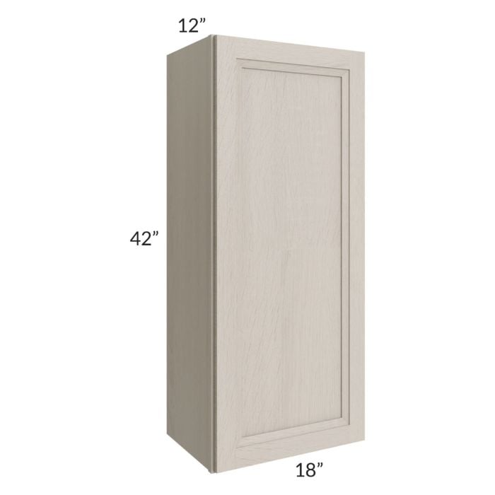 RTA Catalina Mist 18" x 42" Wall Cabinet with 1 Decorative End Panel
