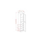 RTA Catalina Mist 18" x 90" x 24" Wall Pantry Cabinet with 4 Rollout Trays