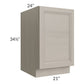 RTA Catalina Mist 21" Full Height Door Base Cabinet with 1 Roll Out Tray