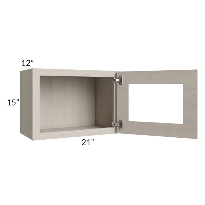 RTA Catalina Mist 21" x 15" Decorative Wall Cabinet