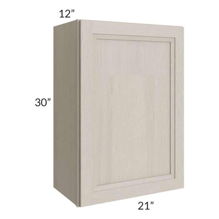 RTA Catalina Mist 21" x 30" Wall Cabinet with 1 Decorative End Panel