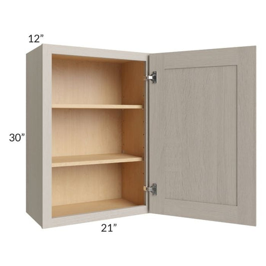 RTA Catalina Mist 21" x 30" Wall Cabinet with 1 Decorative End Panel