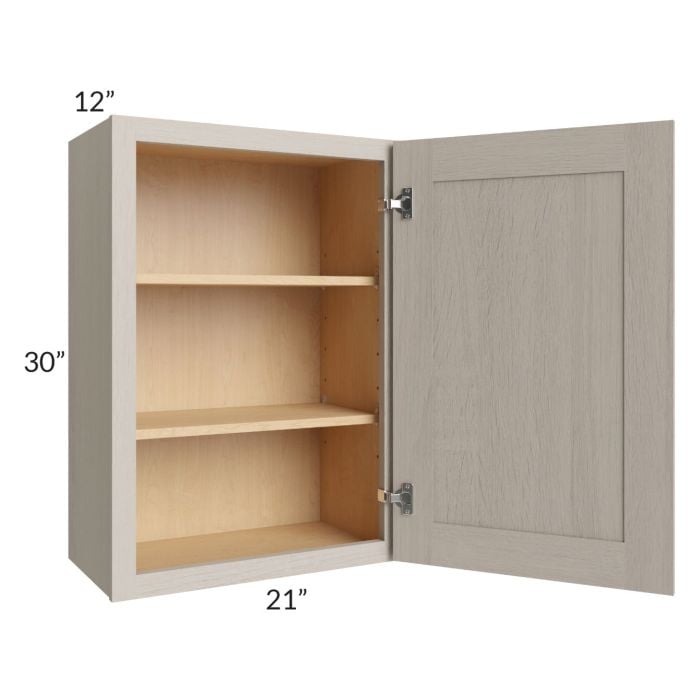 RTA Catalina Mist 21" x 30" Wall Cabinet with 2 Decorative End Panels