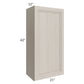 RTA Catalina Mist 21" x 42" Wall Cabinet with 2 Decorative End Panels