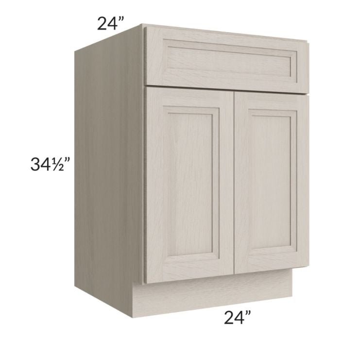 RTA Catalina Mist 24" Base Cabinet with 1 Decorative End Panel