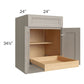 RTA Catalina Mist 24" Base Cabinet with 1 Rollout Tray