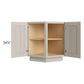 RTA Catalina Mist 24" Base End Angle Cabinet