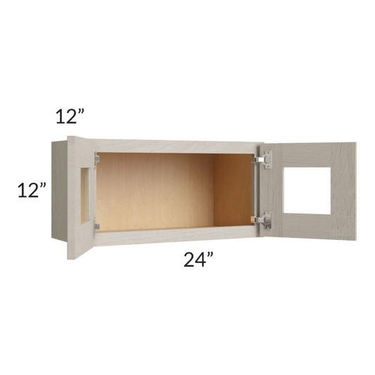 RTA Catalina Mist 24" x 12" Decorative Wall Cabinet