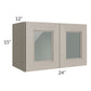 RTA Catalina Mist 24" x 15" Decorative Wall Cabinet with 1 Decorative End Panel