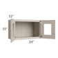 RTA Catalina Mist 24" x 15" Decorative Wall Cabinet with 2 Decorative End Panels