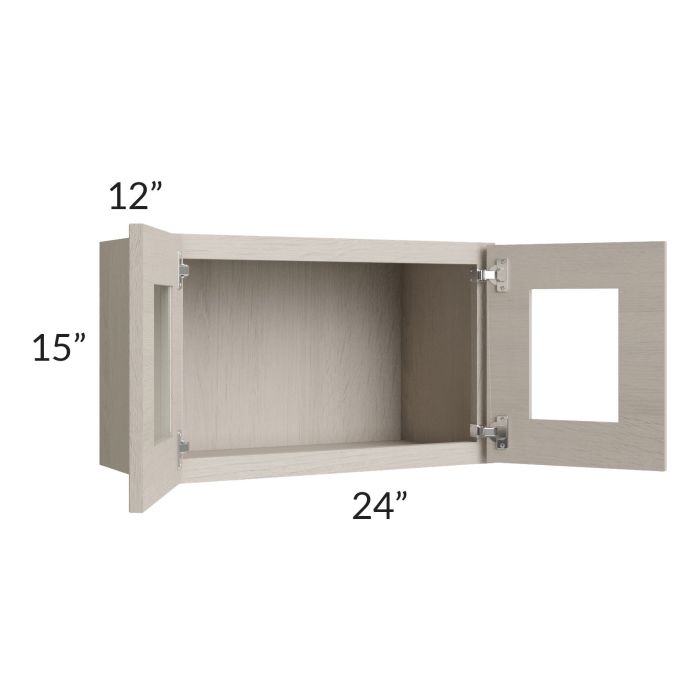 RTA Catalina Mist 24" x 15" Decorative Wall Cabinet