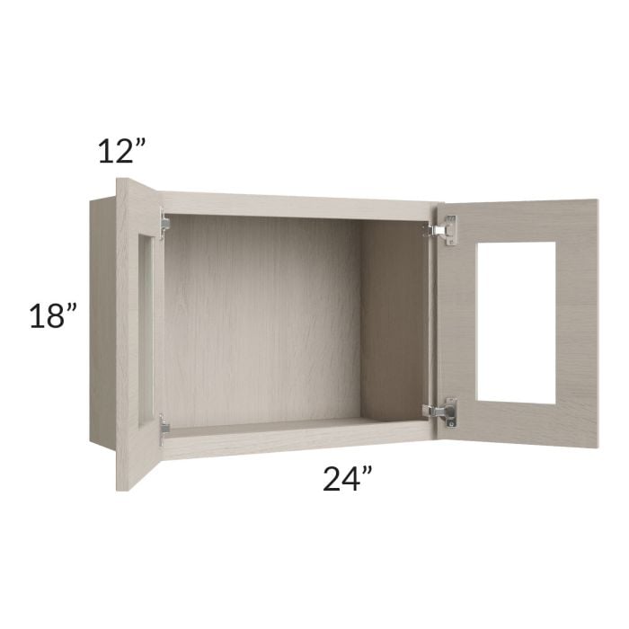 RTA Catalina Mist 24" x 18" Decorative Wall Cabinet