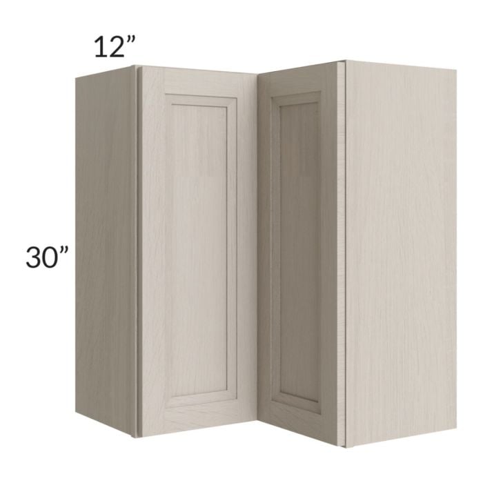 RTA Catalina Mist 24" x 30" Wall Easy Reach Cabinet with 1 Decorative End Panel