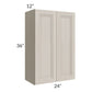 RTA Catalina Mist 24" x 36" Wall Cabinet with 2 Decorative End Panels