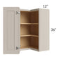 RTA Catalina Mist 24" x 36" Wall Easy Reach Cabinet with 2 Decorative End Panels