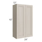 RTA Catalina Mist 24" x 42" Wall Cabinet with 1 Decorative End Panel
