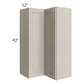 RTA Catalina Mist 24" x 42" Wall Easy Reach Cabinet with 1 Decorative End Panel