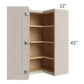 RTA Catalina Mist 24" x 42" Wall Easy Reach Cabinet with 1 Decorative End Panel