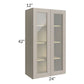 RTA Catalina Mist 24" x 42" Wall Glass Door Cabinet (Prepped for Glass Doors)