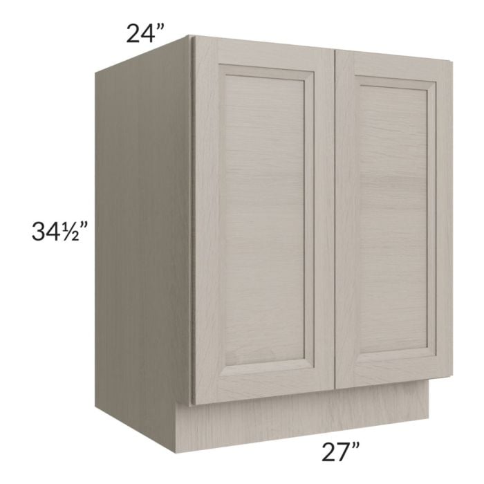 RTA Catalina Mist 27" Full Height Door Base Cabinet with 1 Decorative End Panel