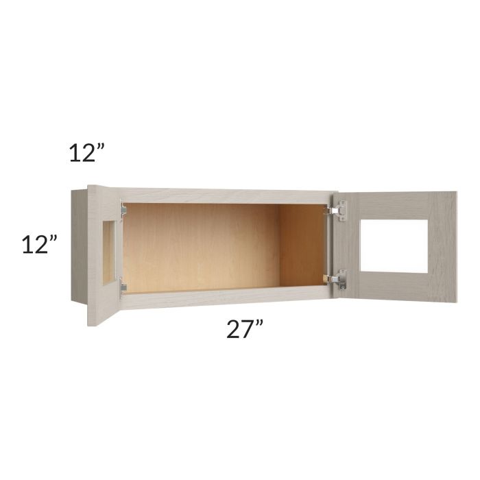 RTA Catalina Mist 27" x 12" Decorative Wall Cabinet