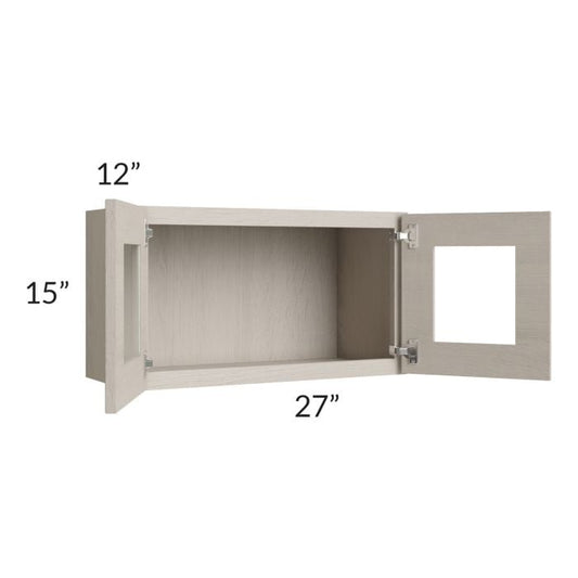 RTA Catalina Mist 27" x 15" Decorative Wall Cabinet