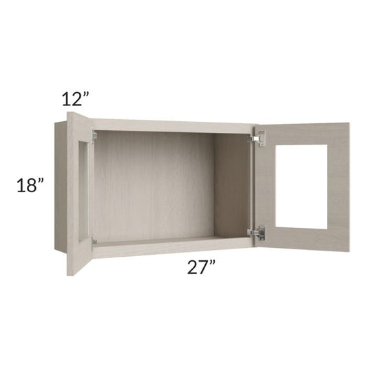 RTA Catalina Mist 27" x 18" Decorative Wall Cabinet