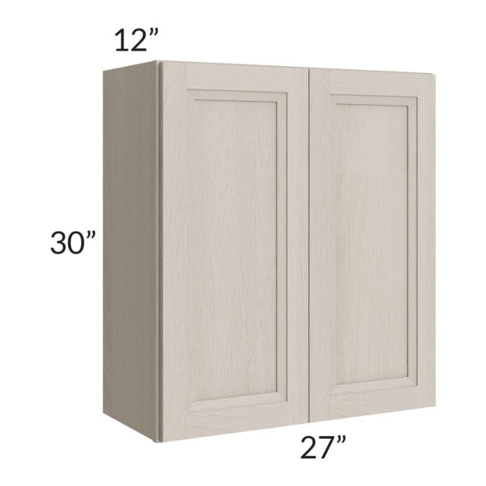 RTA Catalina Mist 27" x 30" Wall Cabinet with 1 Decorative End Panel