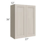 RTA Catalina Mist 27" x 36" Wall Cabinet with 1 Decorative End Panel