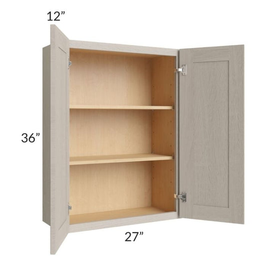 RTA Catalina Mist 27" x 36" Wall Cabinet with 1 Decorative End Panel