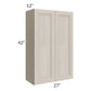 RTA Catalina Mist 27" x 42" Wall Cabinet with 1 Decorative End Panel