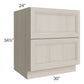 RTA Catalina Mist 30" 2-Drawer Base Cabinet